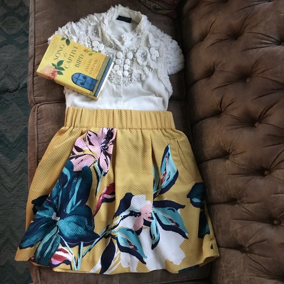 Anthropologie Tropical Skirt - Picture 2 of 4